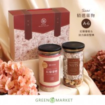 精選菓物A6-活力綜合堅果＆紅藜麥粉 罐裝禮盒